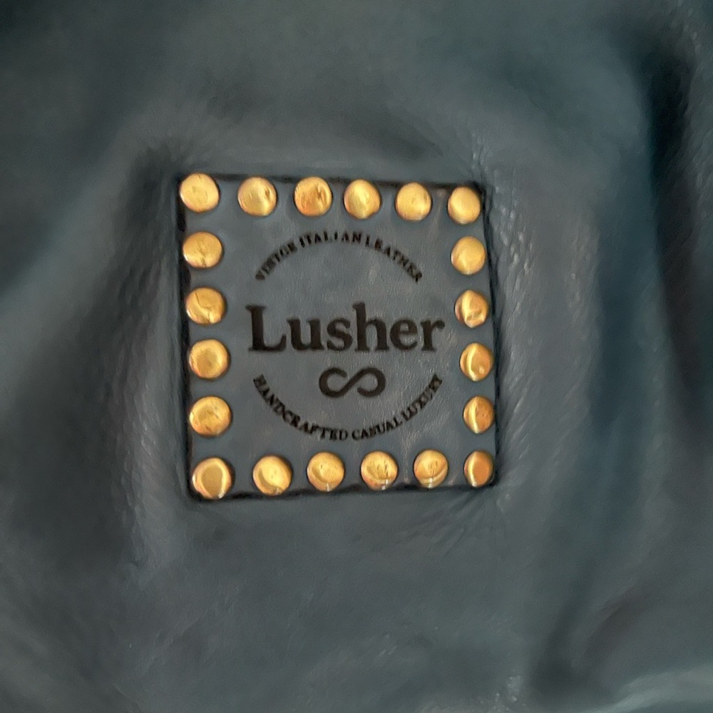 Lusher brand super slouchy blue hobo bag - Picture 10 of 12